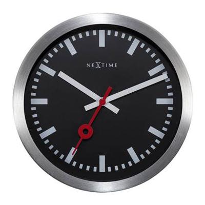 NeXtime Station Stripes Klok Ø 19 cm NeXtime Station Stripes Klok Ø 19 cm