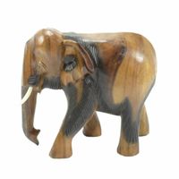 Houten Beeld van Olifant (20 cm)