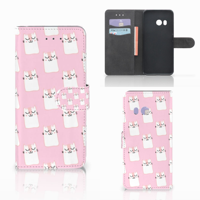 HTC U11 Telefoonhoesje met Pasjes Sleeping Cats