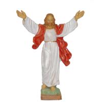 Jezus beeld - H25 cm - polystone - kerstdecoratie