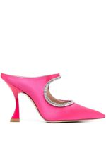 Stuart Weitzman mules à ornements en cristal 110 mm - Rose