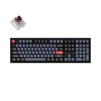 Keychron K10 Pro QMK/Via Draadloos mechanisch toetsenbord, programmeerbaar toetsenbord, Bluetooth/USB-C, RGB-achtergrondverlichting, K Pro Brown Switch, PBT toetsen voor Windows Mac OS