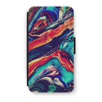 Chameleon Sun: iPhone XS Flip Hoesje - thumbnail