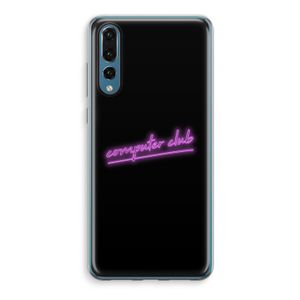 Vice Black: Huawei P20 Pro Transparant Hoesje