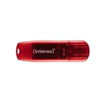 Intenso Rainbow Line USB flash drive 128 GB USB Type-A 2.0 Rood, Transparant - thumbnail