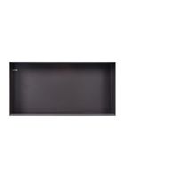 Looox Colour BoX inbouwnis - 60x30x10cm - RVS antraciet mat CBOX60A