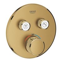 Grohe Thermostatische Douchekraan Grohtherm Smart Control met Omstelling Cool Sunrise Geborsteld