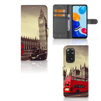 Xiaomi Redmi Note 11/11S Flip Cover Londen - thumbnail