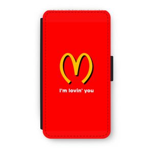 I'm lovin' you: iPhone XS Flip Hoesje