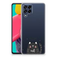 Samsung Galaxy M53 Telefoonhoesje met Naam Cat Good Day