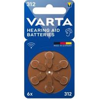 Varta 312 Wegwerpbatterij PR41 Zink-lucht - thumbnail