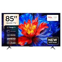 TCL 85P8K QLED TV 4K HDR UHD 85 inch Smart Google TV (Dolby Vision & Atmos, Motion Clarity Pro, FreeSync, Onkyo 2.1, spraakbediening, compatibel met Google Assistant, Google Cast)