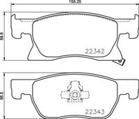 Remmenset, remschijf BREMBO, Remschijftype: Binnen geventileerd, Inbouwplaats: Vooras, u.a. für Opel, Vauxhall - thumbnail