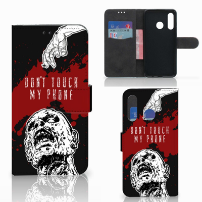 Huawei P30 Lite (2020) Portemonnee Hoesje Zombie Blood Huawei P30 Lite (2020) Portemonnee Hoesje Zombie Blood