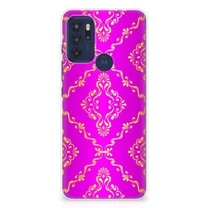 Siliconen Hoesje Motorola Moto G60s Barok Roze