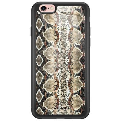 iPhone 6/6s glazen hardcase - Snake crush