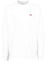 Supreme t-shirt à patch logo brodé - Blanc