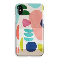 Bold Rounded Shapes: iPhone XS Max Volledig Geprint Hoesje - thumbnail