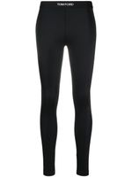 TOM FORD legging Logoed à taille logo - Noir - thumbnail