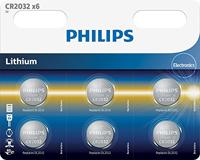 Philips Minicells Knoopcel – niet-oplaadbare batterijen (lithium, knop/hoek, CR2032, CD (cadmium), HG (Mercurius), PB (Plum))