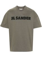 Jil Sander t-shirt en coton à logo imprimé - Vert - thumbnail