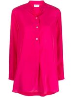 P.A.R.O.S.H. chemise-tunique en soie - Rose