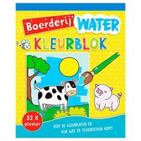 Waterkleurblok Boerderij: Verf de kleurplaten en kijk wat er tevoorschijn komt! 32 x plezier.