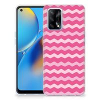 OPPO A74 4G TPU bumper Waves Pink