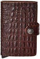 Secrid Miniwallet Brown Eenheidsmaat, uniseks, volwassenen, Blue, Eén maat, Modern