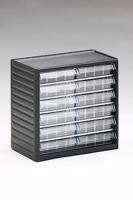 Treston 292-3 ESD transparant magazijn (B x H x D) 310 x 290 x 180 mm antraciet-grijs, transparant 1 st.