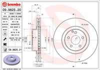 Remschijf BREMBO, Remschijftype: Binnen geventileerd, u.a. für Mercedes-Benz - thumbnail