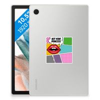 Samsung Galaxy Tab A8 2021/2022 Leuke Siliconen Hoes Popart Princess