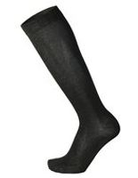 Skafit Casual zilver kniekousen Zwart