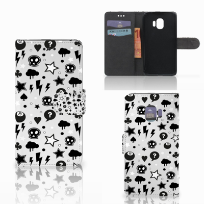 Telefoonhoesje met Naam Samsung Galaxy J2 Pro 2018 Silver Punk