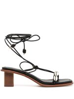 Ulla Johnson sandales Nicolette 90 mm en cuir - Noir