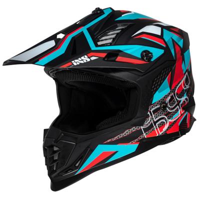 IXS IXS363 2.0, Motorcross helm, Mat Zwart Rood IXS IXS363 2.0, Motorcross helm, Mat Zwart Rood