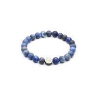 Sem Lewis armband SL220037 blauw (6 mm)
