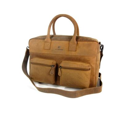 Oklahoma leren Handtas westernbag schoudertas bruin