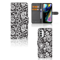 Motorola Moto G52 | Moto G82 Hoesje Black Flowers