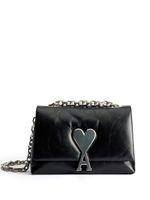 AMI Paris mini sac porté épaule Voulez-Vous en cuir - Noir