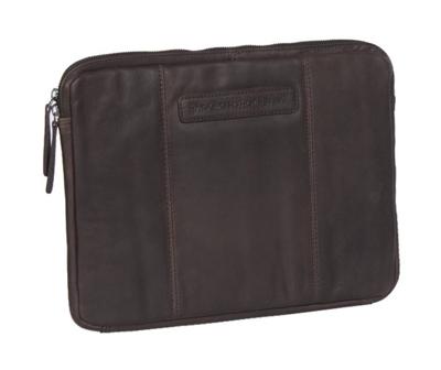 Chesterfield Ray lederen laptop sleeve hoes 13 inch bruin