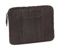 Chesterfield Ray lederen laptop sleeve hoes 13 inch bruin
