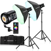 BRESSER BR-135RGB COB LED Light Duo Kit