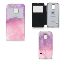 Hoesje Samsung Galaxy S5 Mini Pink Purple Paint