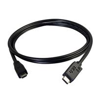 C2G 1M USB C 2.0 tot USB-Micro B Kabel Geschikt voor Android Smartphones, CCTV, Tablets, Digitale Camera en meer. Gemeenschappelijke USB-lader...
