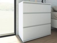 Commode NOVARO 3 lades wit - thumbnail