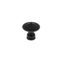INTERSTEEL Knop 25mm Smeedijzer zwart | Mtools