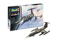 Revell RV03904 1 voertuig modelbouwset 03904 Lockheed Martin F-104G Starfighter, vliegtuig op schaal 72, niveau 4, getrouwe replica met veel details