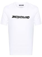 Moschino t-shirt en coton mélangé à logo imprimé - Blanc - thumbnail