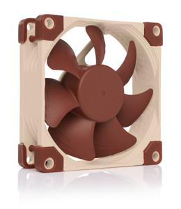 Noctua NF-A8 PWM koelsysteem voor computers Computer behuizing Ventilator 8 cm Beige, Bruin